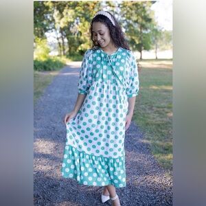 NWT Polka Dot Maxi Dress